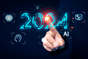 Imagem que remetem às tendências tecnológicas para 2024